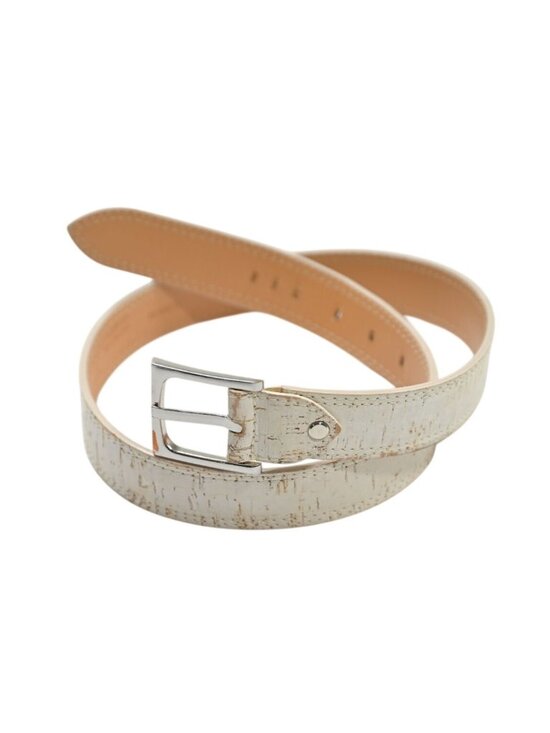 Donald J Pliner Franco Belt in White main image 4